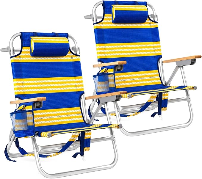 2 Pack Yellow Stripe