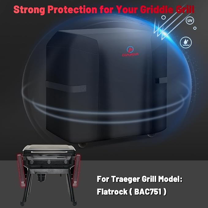 Black - Fit Traeger Flatrock