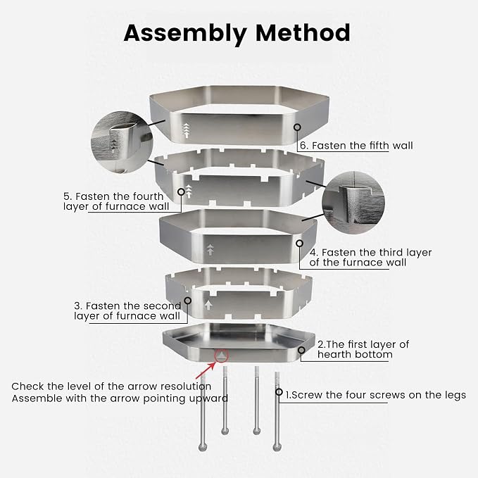 Stainless Steel Firepit with a Grill
