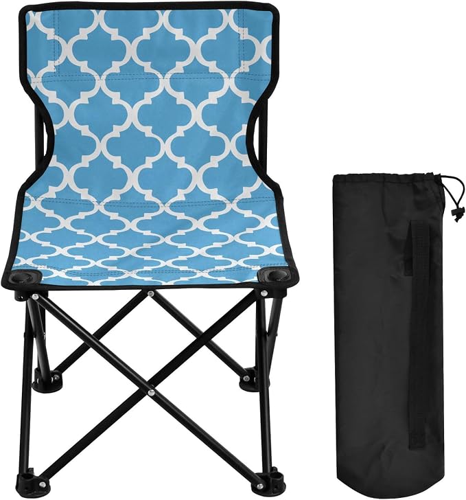 Bright Blue Quatrefoil