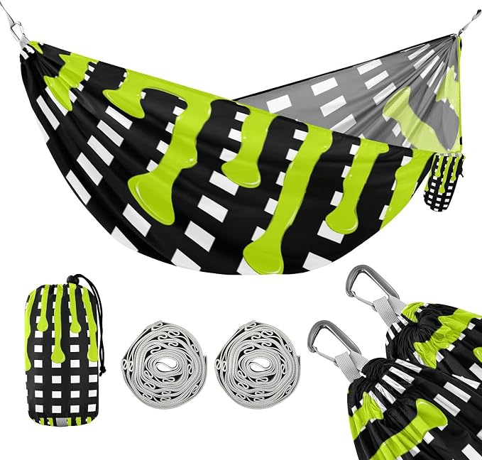 Black Plaid Lime Drip