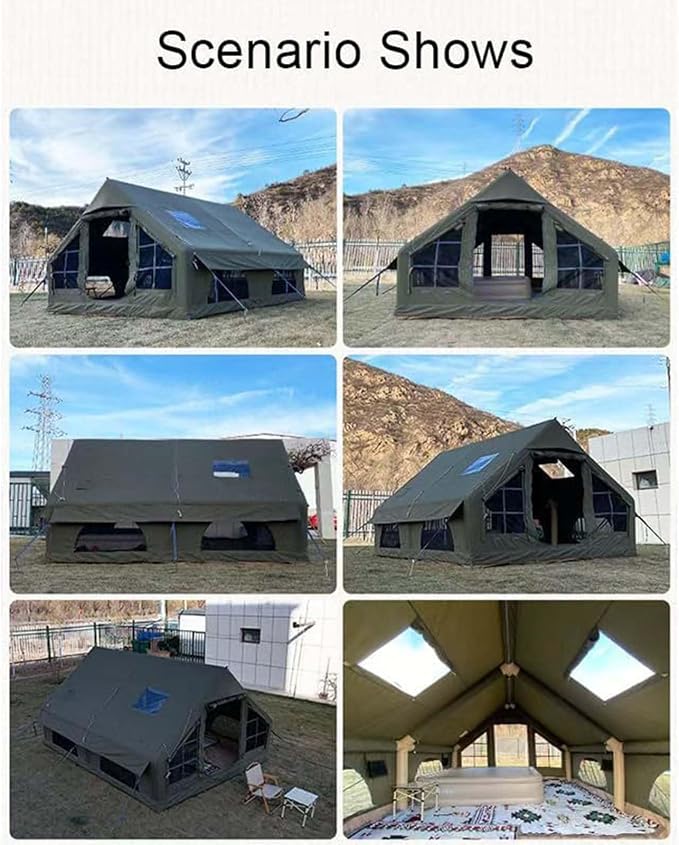 Green- with Waterproof Pad & Fireproof Mat