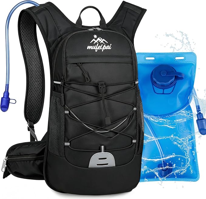 Black With 2l Water Bladder