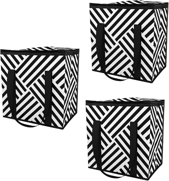 Black Geometric (3 Pack)