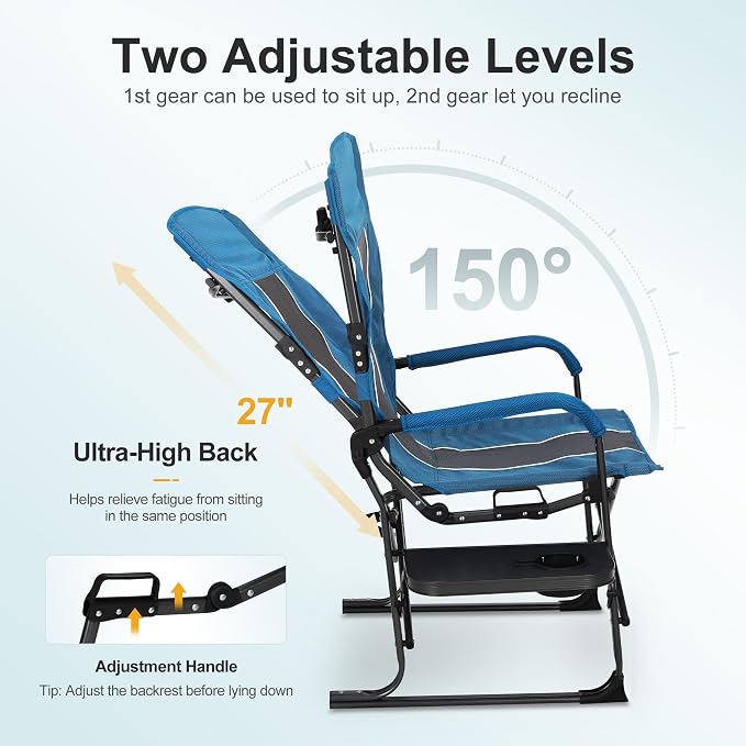 Navy-reclining Director Chair
