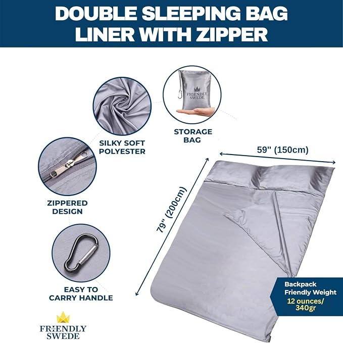 Grey Polyester - Zipper