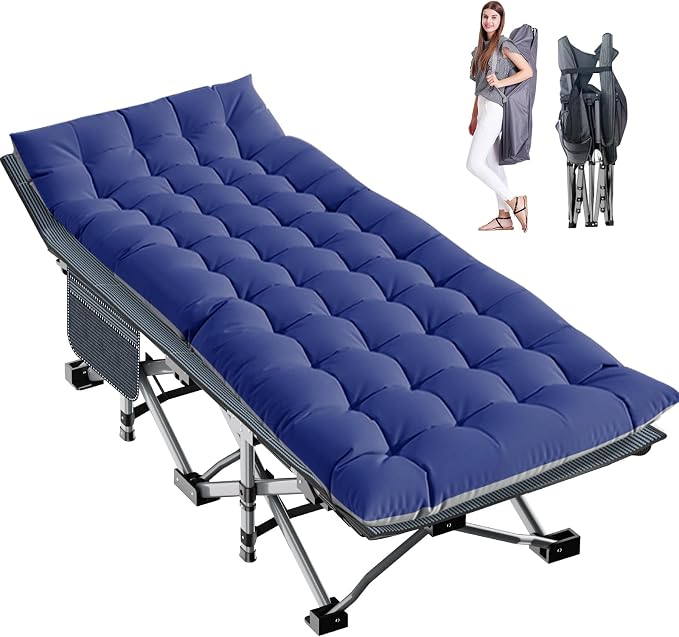 Grey Cot/Blue Mat