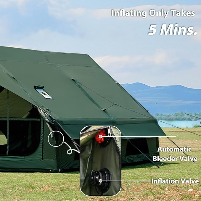 9.84ft*13.12ft*6.56ft (6-8 person)(Green)