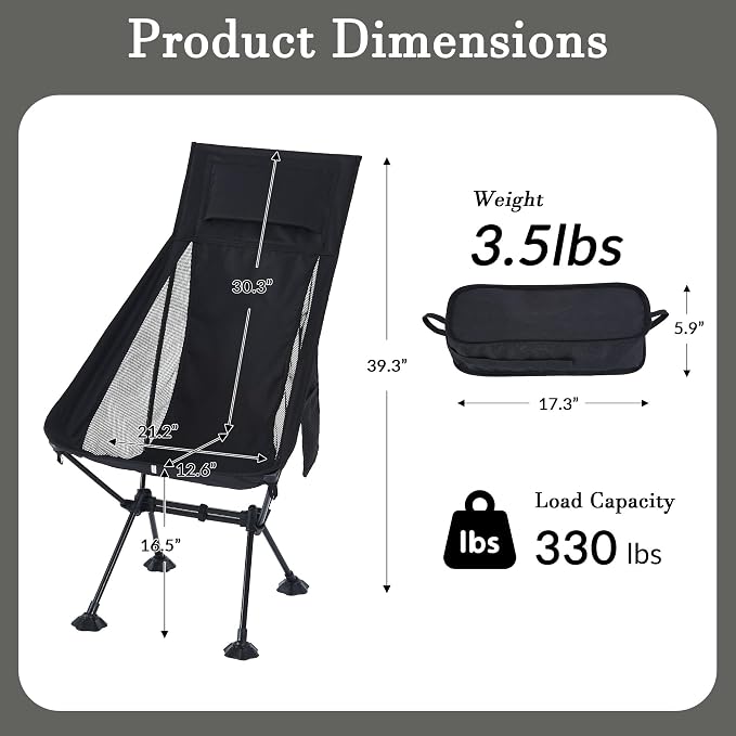 Black | High Back