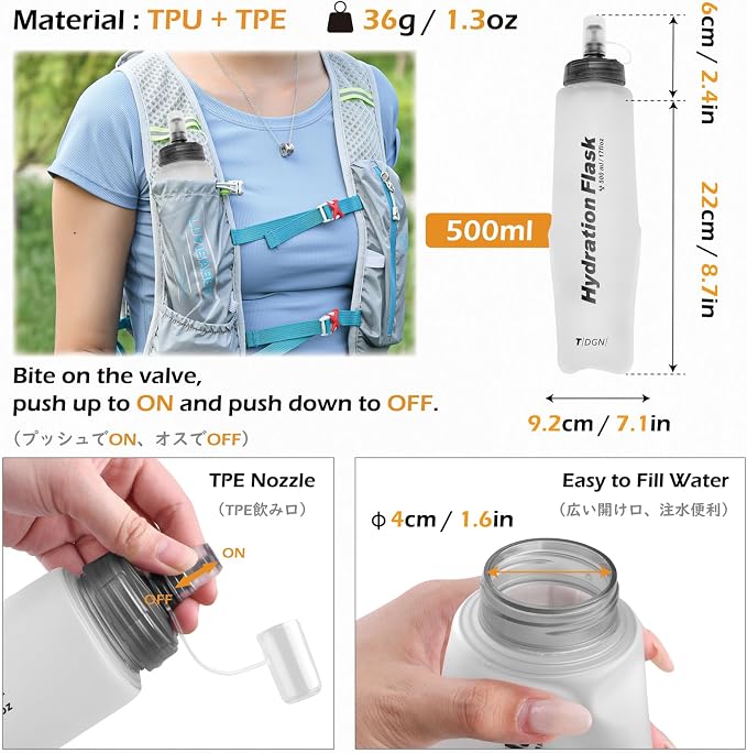 04 Grey 5L - with 500ml Soft Flask