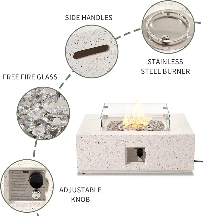 Terrazzo White+Gray Glass