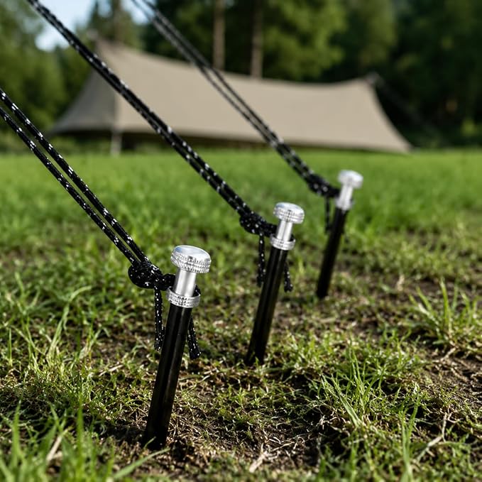 Black Tent Stakes