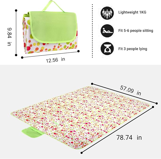 Green-colorful Polka Dot