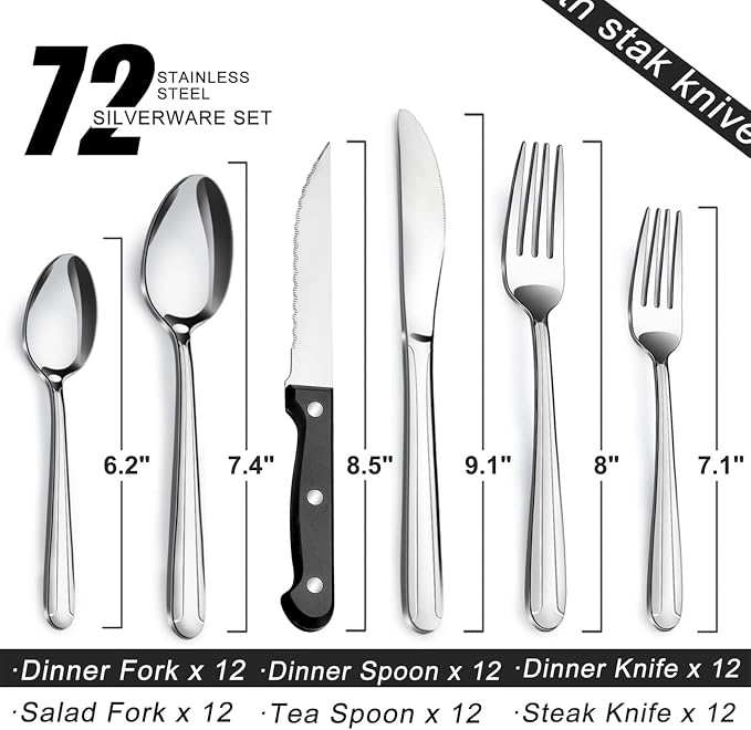 72PCS-Silver