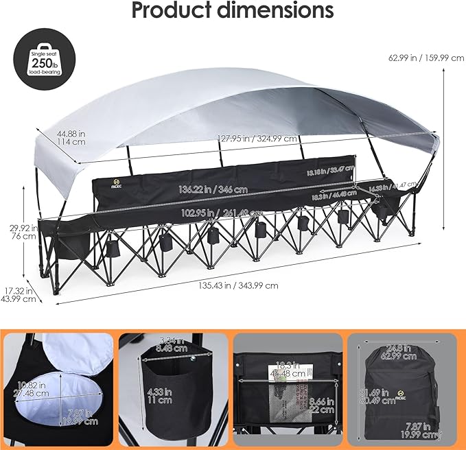 6-seat Chair With Canopy