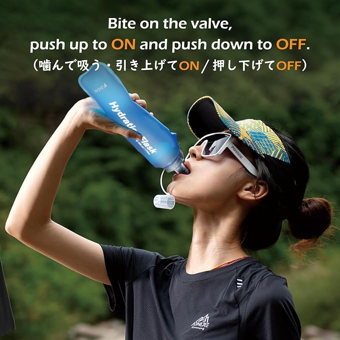 03 Soft Flasks - Blue - 250ml/8.45oz - 2 Packs