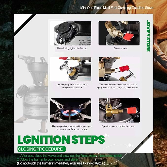 camping gasoline stove