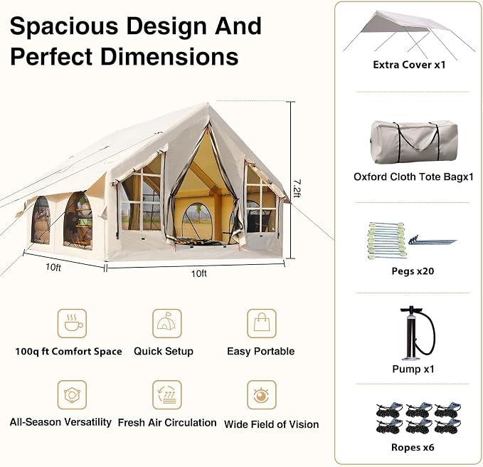 Light Beige-Dual-layer Doors