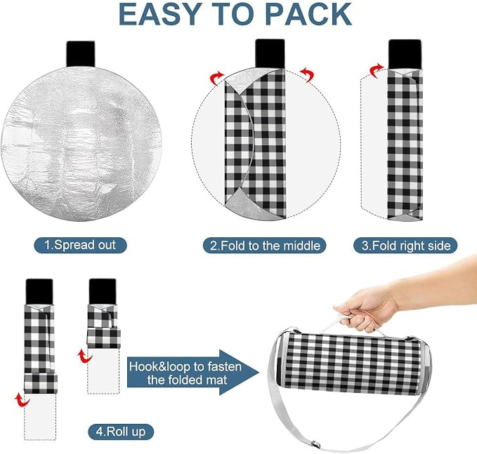Modern Black White Buffalo Checks