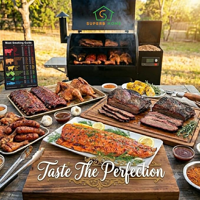B Meat Smoking Guide C Black
