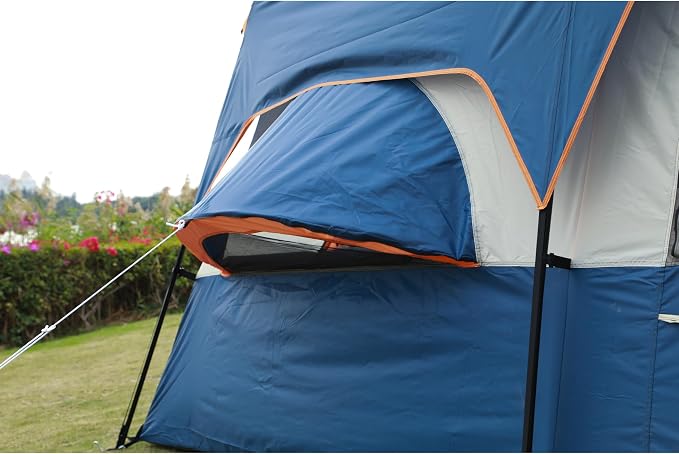 Dark Blue-12 Person-2 Bay Windows
