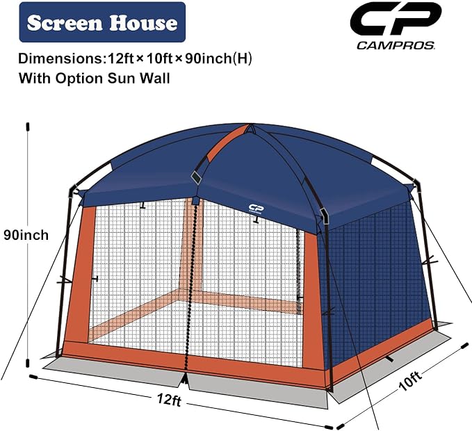 Blue Option Side Wall & 12'x10'