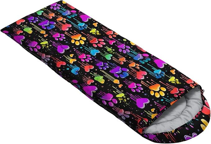colorful paw print