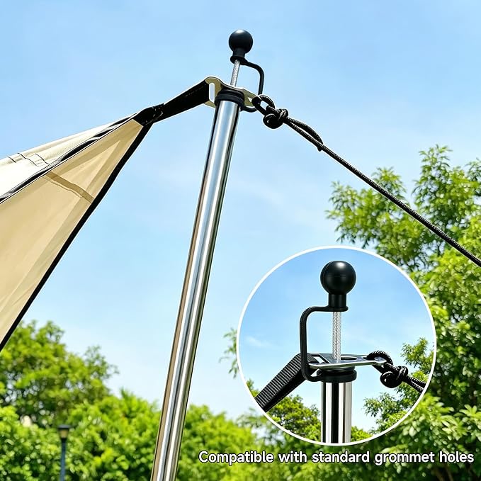 Tarp Pole Silicone Cap