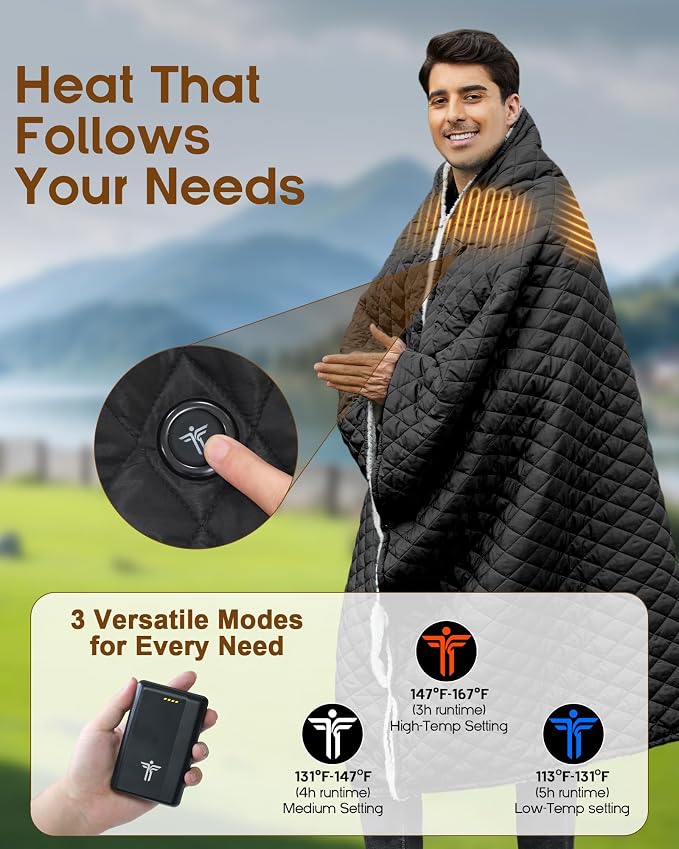 Heated Blanket (Black)