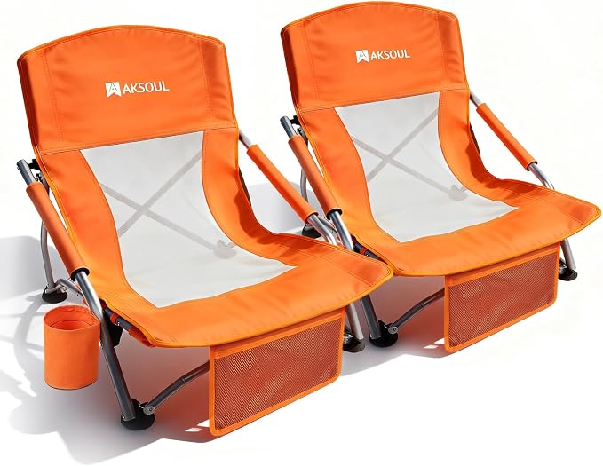 Low Back Orange 2 Pcs