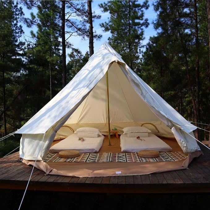 off white Oxford tent