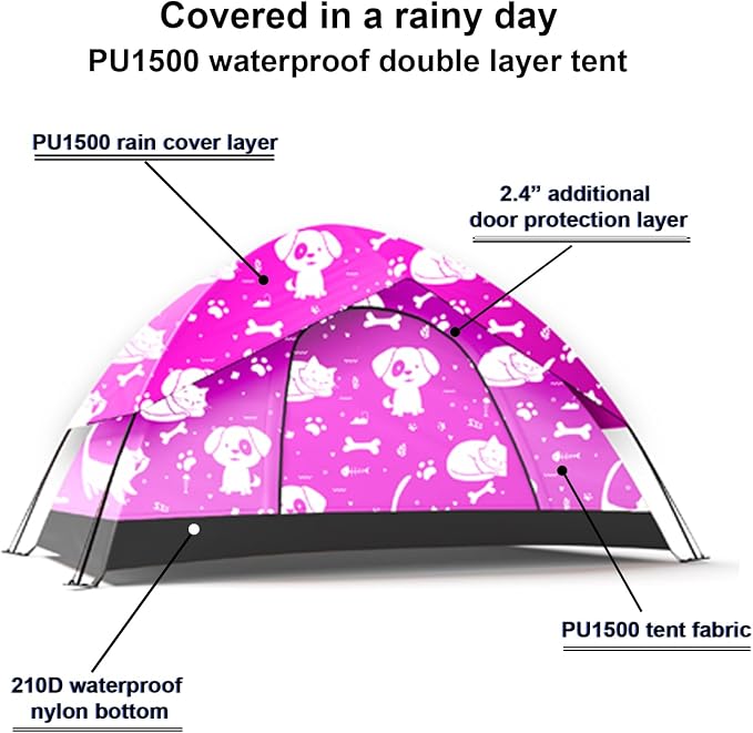 Pink 2 layer waterproof