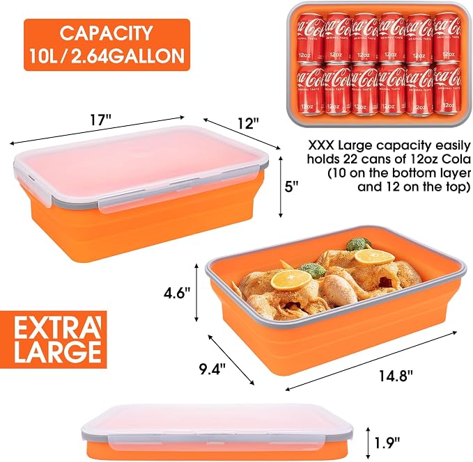 Orange | 1 Pack | 2.64 Gal