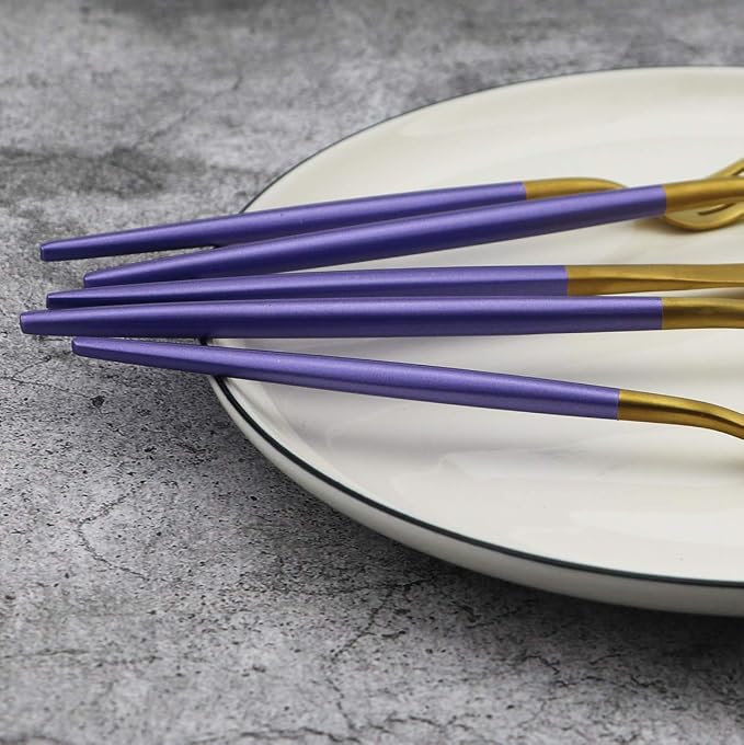 Purple Handle Gold