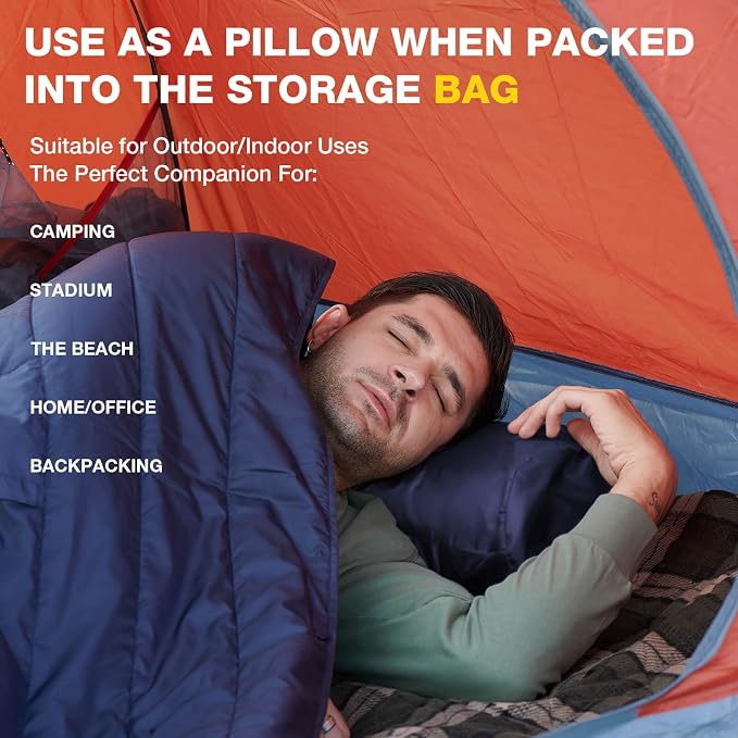 Navy Blue - Wearable Camping Blanket