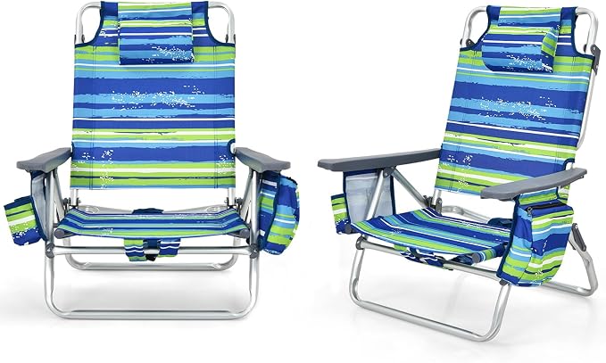 Blue & Green Stripes