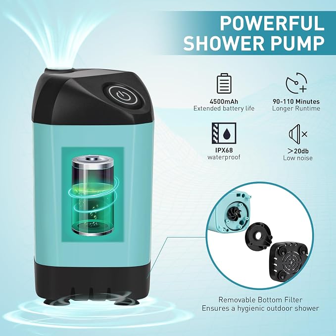 Hot Shower Kit with Tent