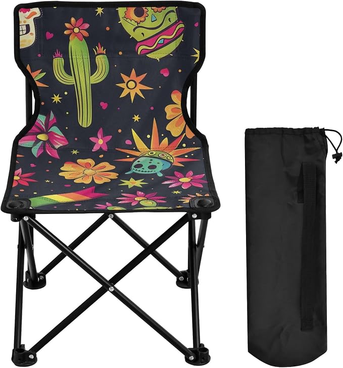 Black Skull Cactus Floral Cute