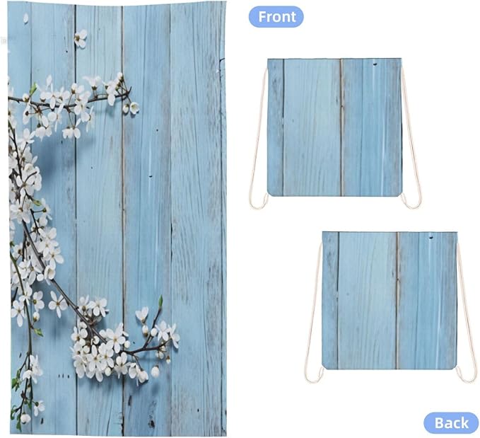 White Cherry Blossom Branches