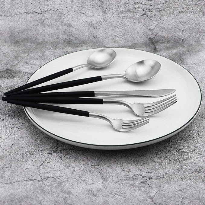 Black Handle Silver