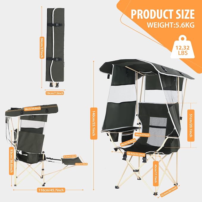 2-p Green With Footrest
