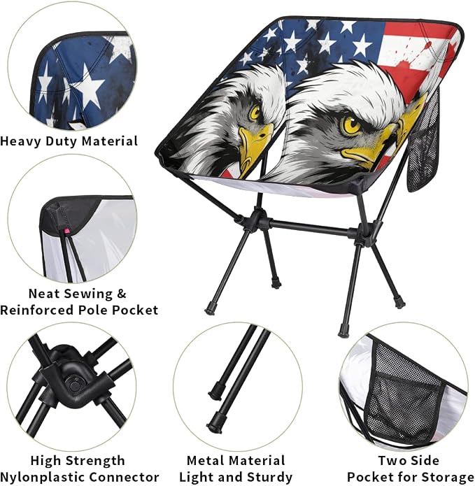 American Flag Eagle Print