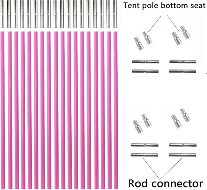 17 inches- 36 packs (Pink)