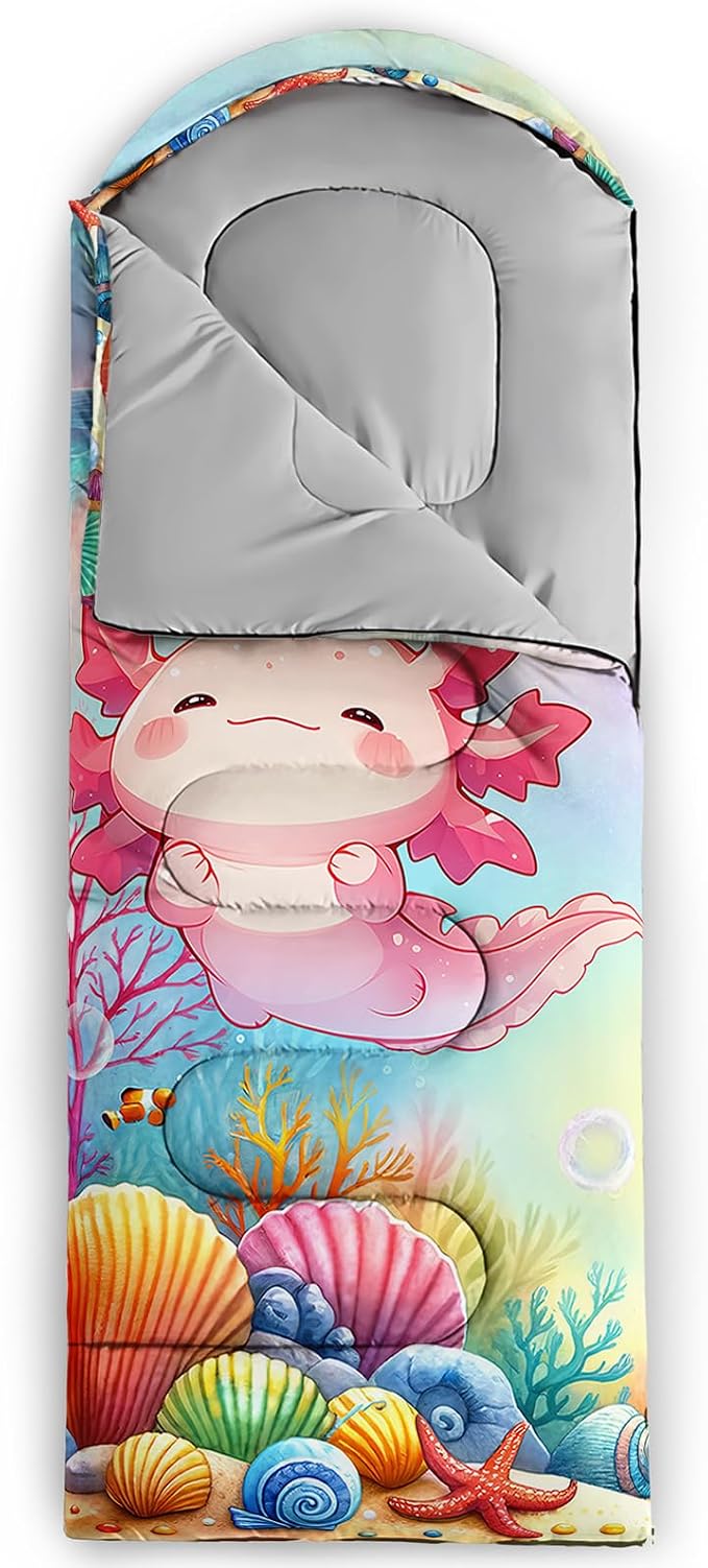 cartoon axolotl
