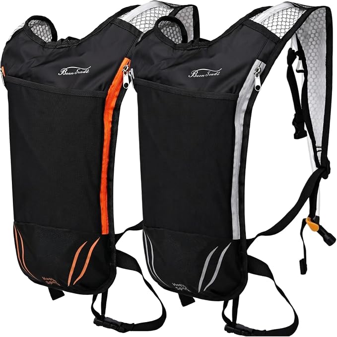 (2 pack)Orange+Grey(2 backpacks and 2 water bladder)