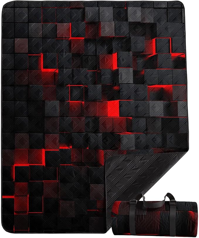 Black Red Square