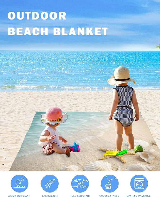 Blue, Yellow, Sand