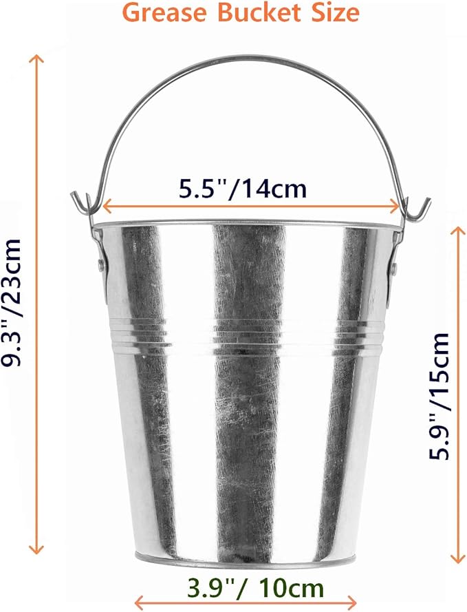 Silver Bucket & 15-pack Liners