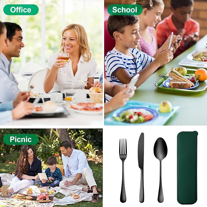 Black+Green - 3 PCs