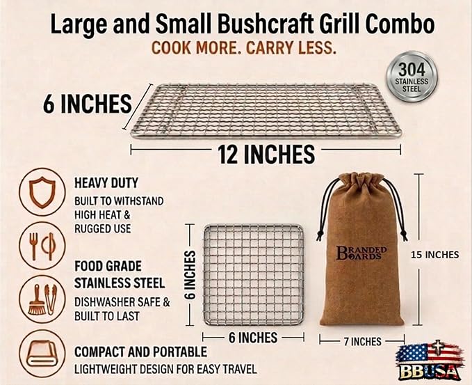 Small Grill + Large Grill + Bag